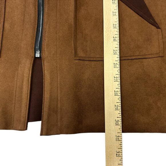 IC By Connie K Poncho Style Jacket Faux Suede Boho Festival Western Sz S NWT - Picture 15 of 15